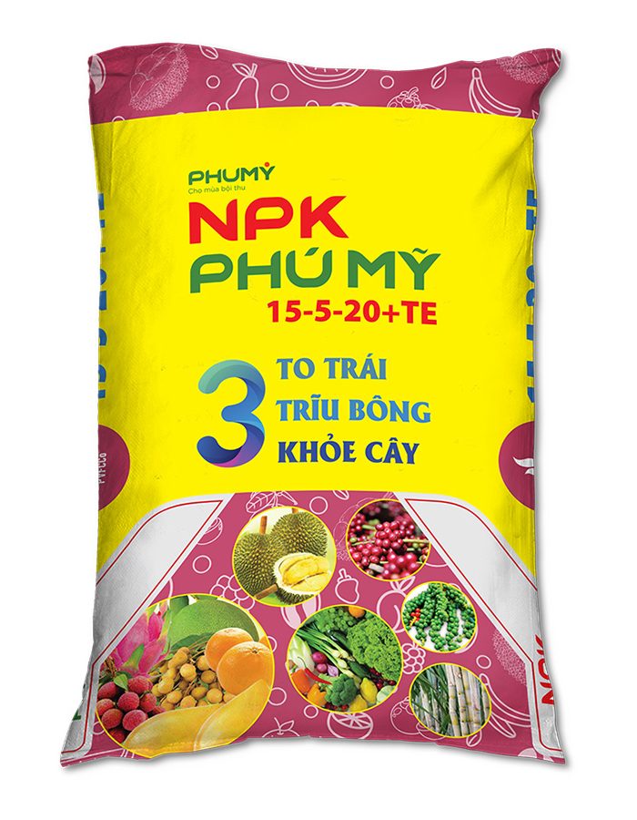 NPK Phú Mỹ 15-5-20+TE