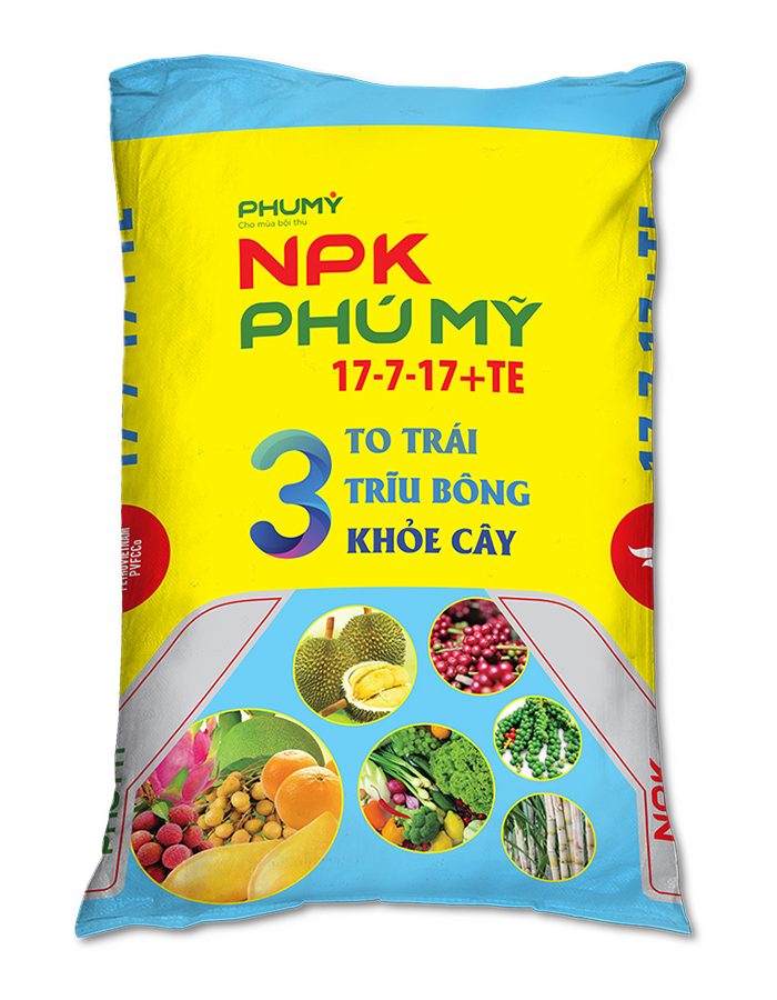 NPK Phú Mỹ 17-7-17+TE