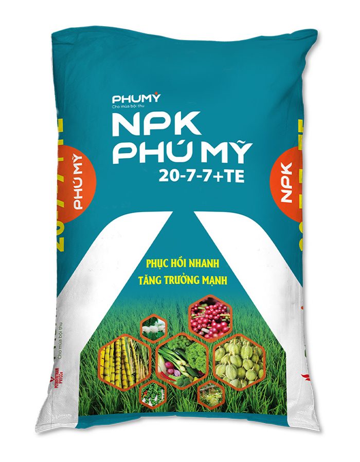 NPK Phú Mỹ 20-7-7+TE