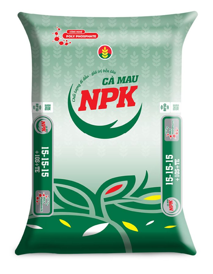 NPK CÀ MAU 15-15-15+10S+TE