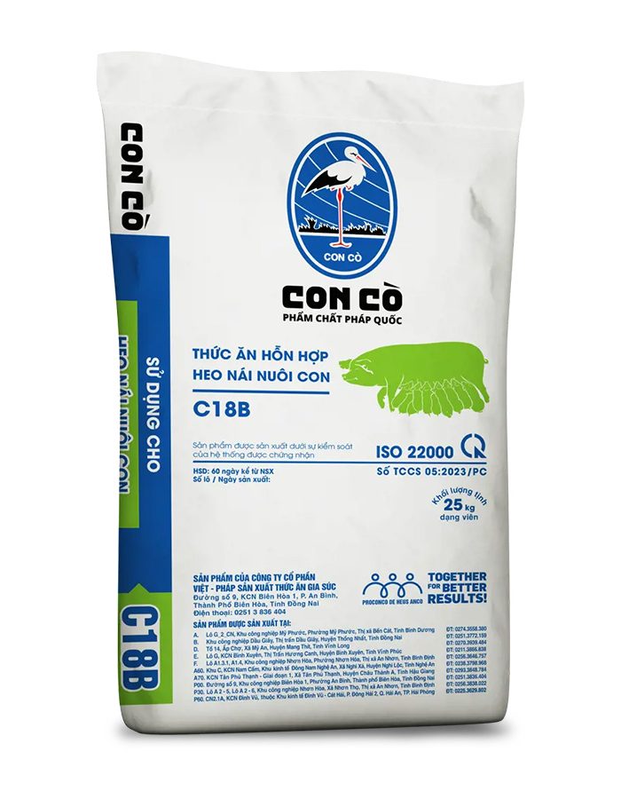 CON CÒ C18B – TAHH HEO NÁI NUÔI CON